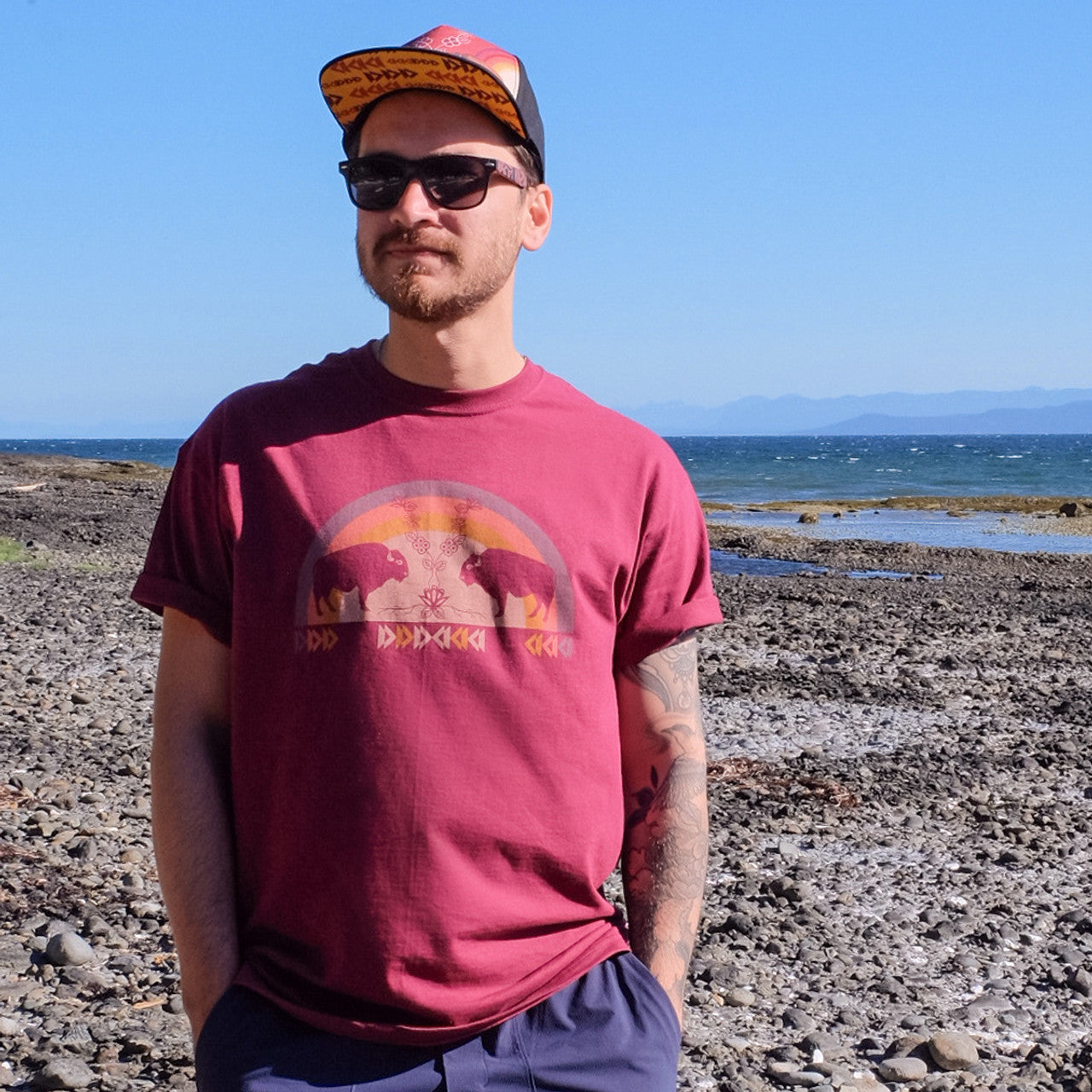 T-shirt - Buffaloes (MashkodeBiizhikina)