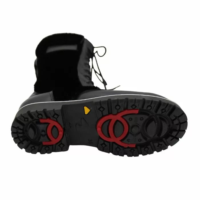 Bottes en loup-marin Inès – noires