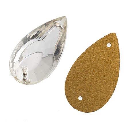 PEAR FACET CRYSTAL 20X11MM