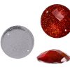 RESIN SEW-ON ROUND RED 18MM